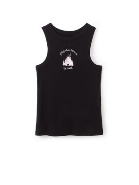 Disney Fantasyland Castle Tank with Pink Castle Graphic